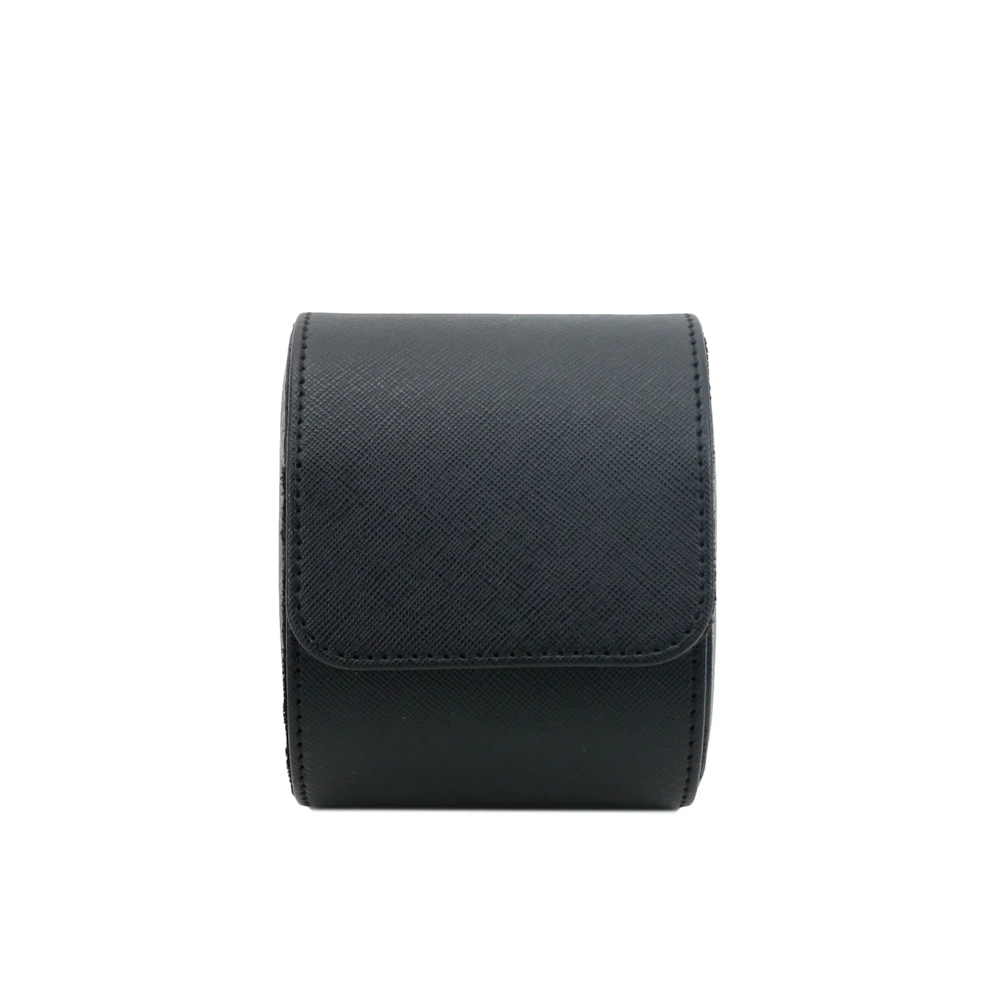 Customized PU Leather Travel Watch Roll New Watch Organizer with Slid in Out Pillow Men 1 Watch Display Storage Box