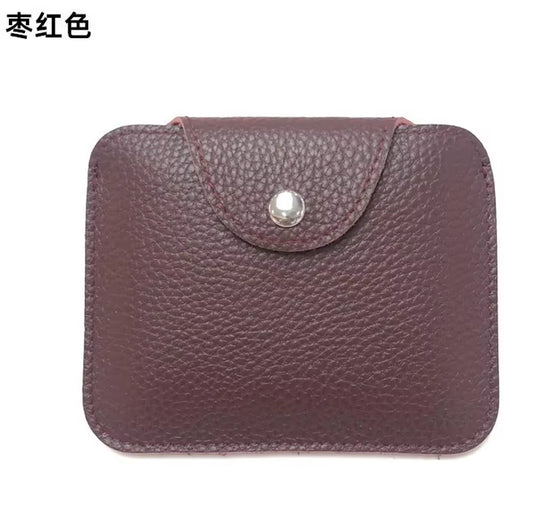 100% Genuine Leather Card Sleeve Custom Name DIY Slim Business Card Holder Personalize Letters Mini Purse Women Men Short Wallet