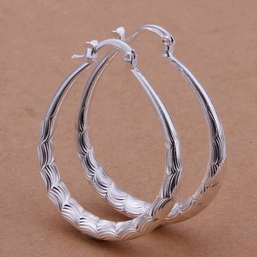Fashion for Women 925 Sterling Silver Wedding Hook Beautiful High Quality Earring Jewelry Cute Gift