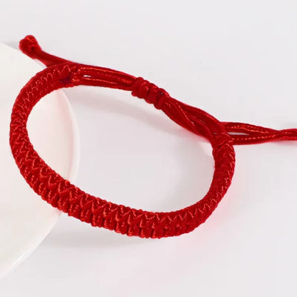 1-10Pcs Tibetan Thread Buddhist Bracelet Bangles Adjustable for Women Handmade Knot Amulet Red Rope Lucky Bracelet Charm Jewelry