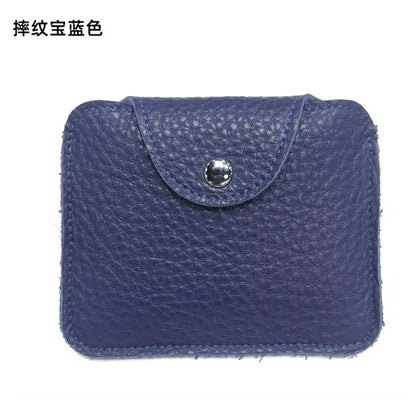 100% Genuine Leather Card Sleeve Custom Name DIY Slim Business Card Holder Personalize Letters Mini Purse Women Men Short Wallet