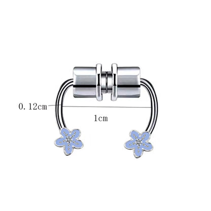 New U Shaped Stainless Steel Fake Nose Ring Hip Hoop Septum Rock Magnet Nose Piercing Punk Piercing Body Jewelry Free Shipping