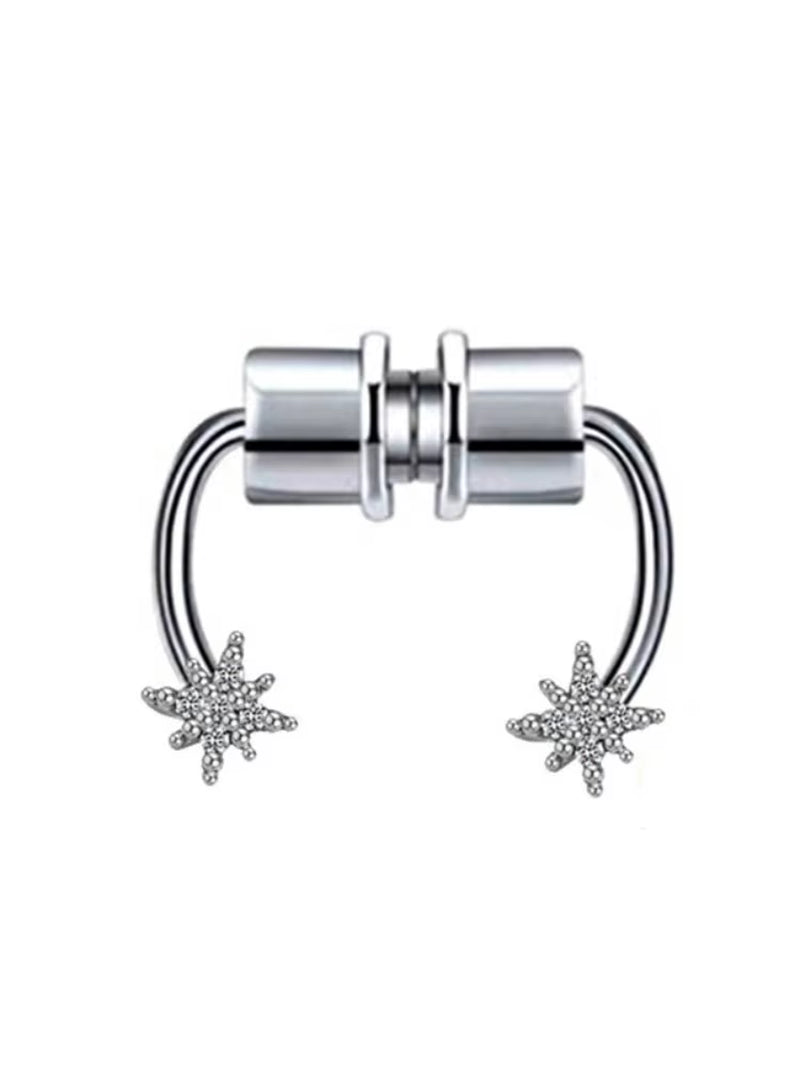 New U Shaped Stainless Steel Fake Nose Ring Hip Hoop Septum Rock Magnet Nose Piercing Punk Piercing Body Jewelry Free Shipping