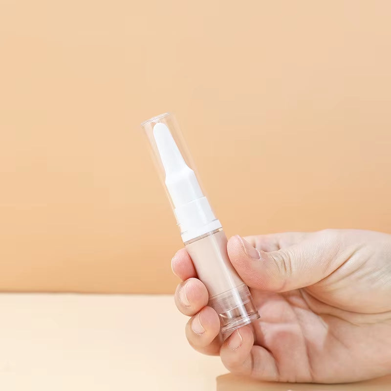 5ML 10ML 15ML Vacuum Bottle Press Lotion Eye Cream Empty Refillable Bottle Liquid Foundation Cosmetic Container as Sub-Bottle