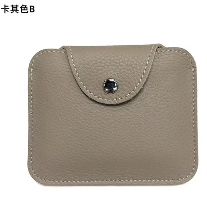 100% Genuine Leather Card Sleeve Custom Name DIY Slim Business Card Holder Personalize Letters Mini Purse Women Men Short Wallet