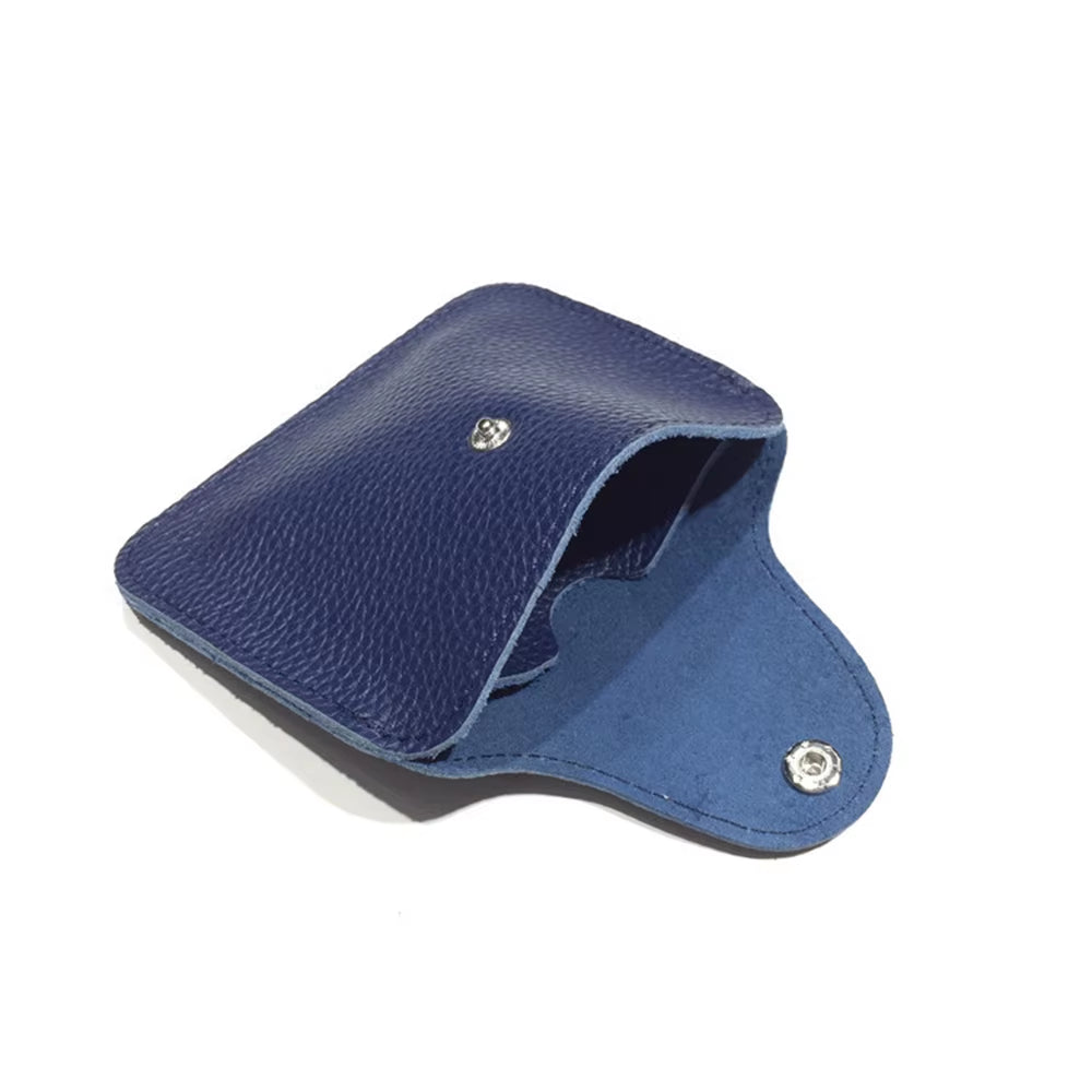 100% Genuine Leather Card Sleeve Custom Name DIY Slim Business Card Holder Personalize Letters Mini Purse Women Men Short Wallet